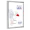 Frame USA Metal I Silver Single Image Picture Frame